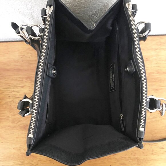 Coach Crosby Carryall Satchel in Floral Crossgrain Leather Crossbody Purse Bag - Picture 11 of 16